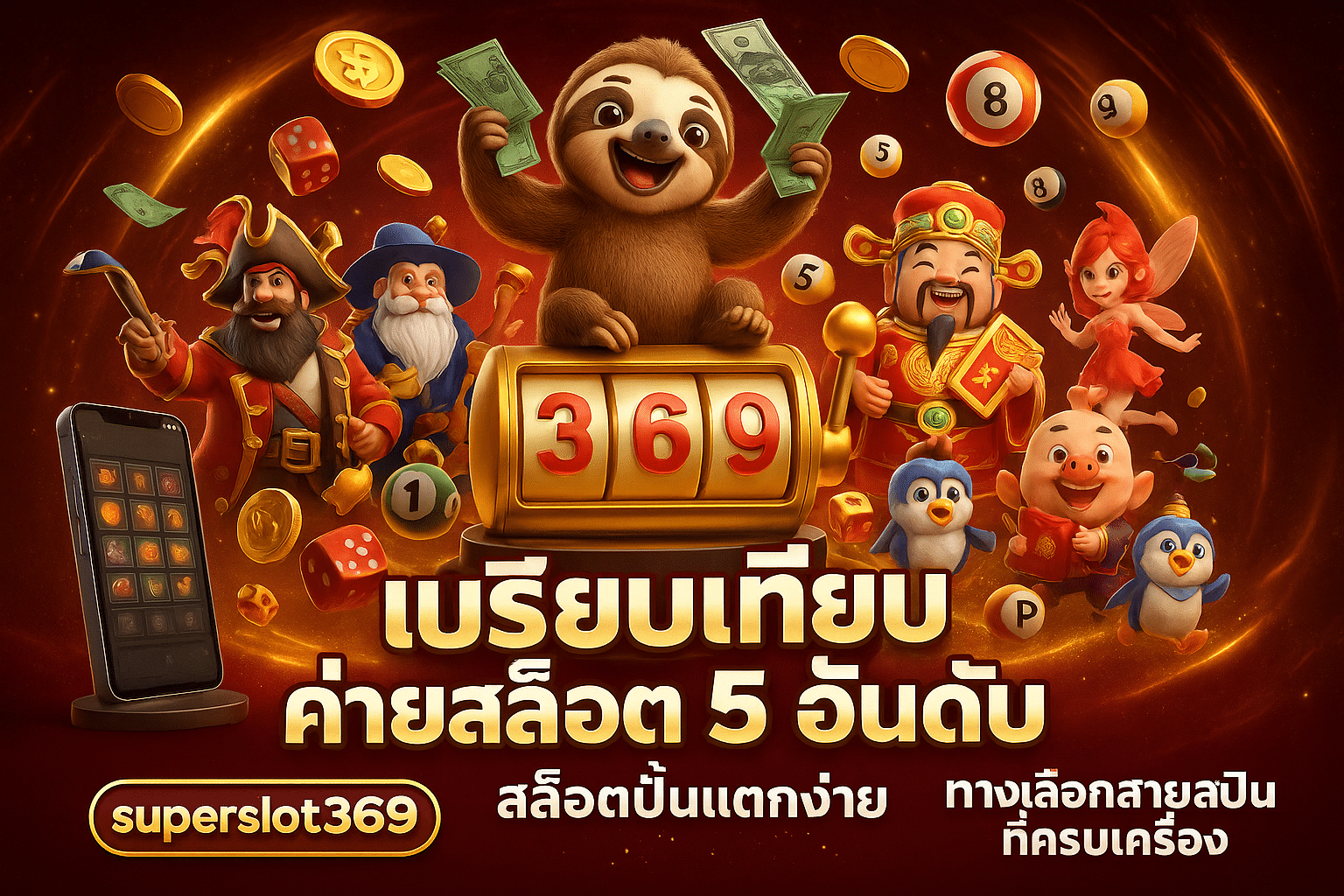 เปรียบเทียบ ค่ายสล็อต