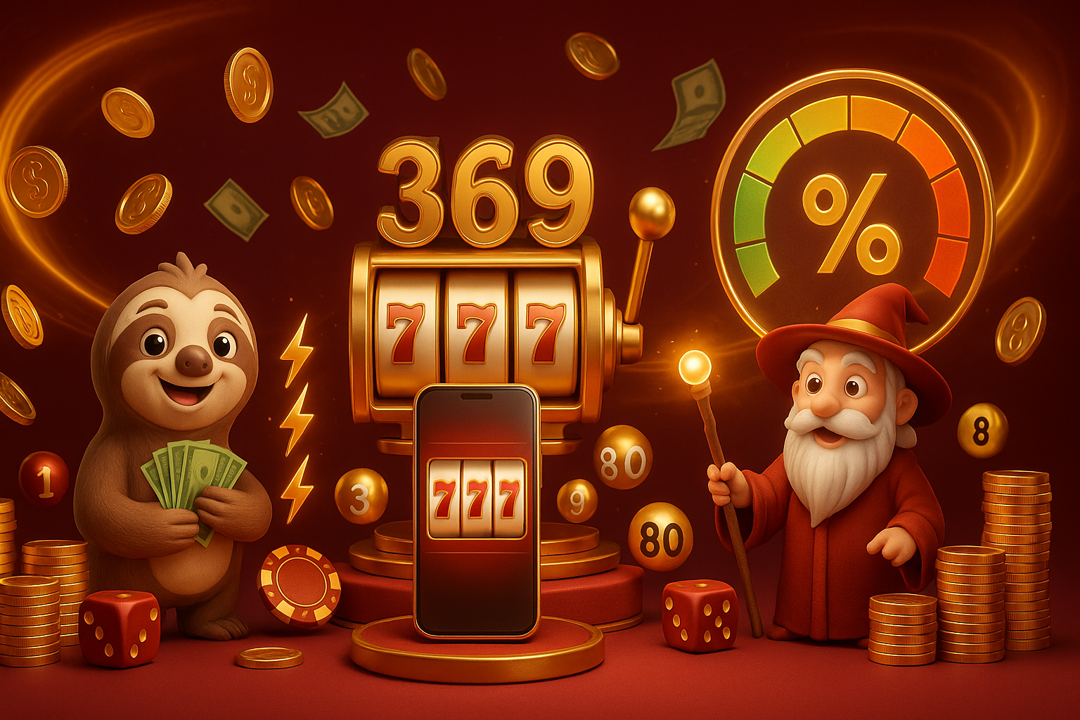 ภาพประกอบการเลือกเกมด้วยค่า RTP และความผันผวน เพื่อ วิธีเล่นสล็อต ให้ได้กำไร