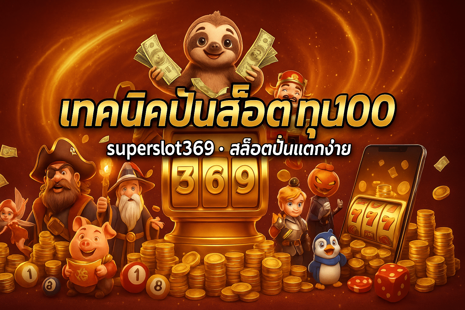 เทคนิคปั่นสล็อต ทุน100