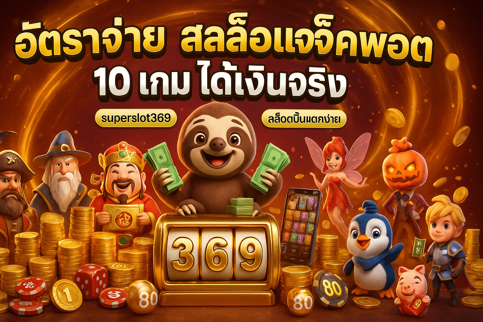 อัตราจ่าย สล็อตแจ็คพอต