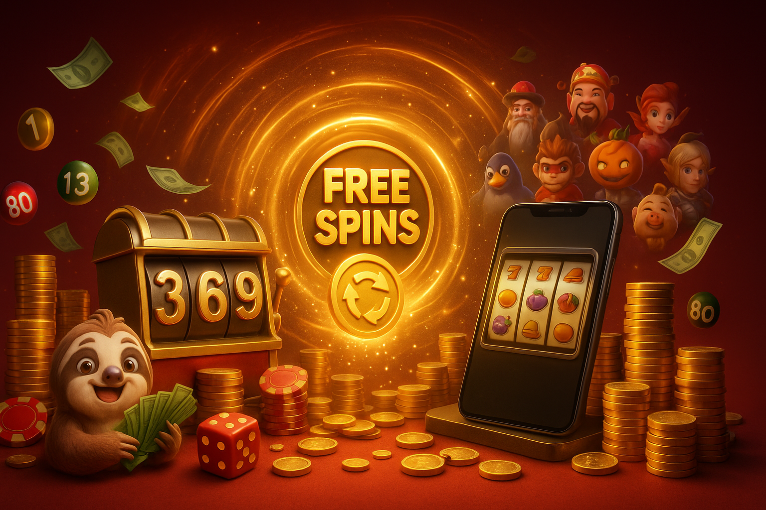 ภาพประกอบอธิบาย Pragmatic Play ซื้อฟรีสปิน และวิธีทำงานของโหมดฟรีสปินในสล็อต